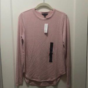 LuxeSpun Curved Hem Top